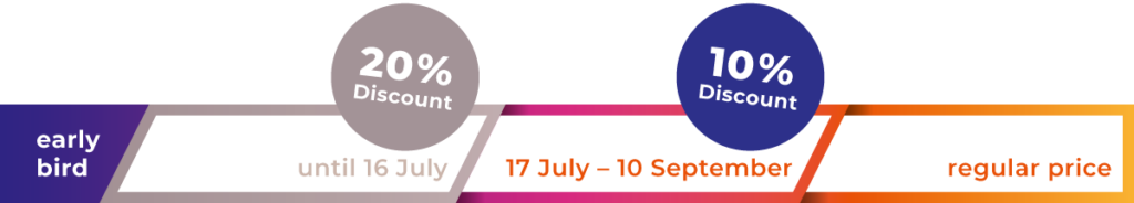 Early Bird Discount Code Header Image (10%)